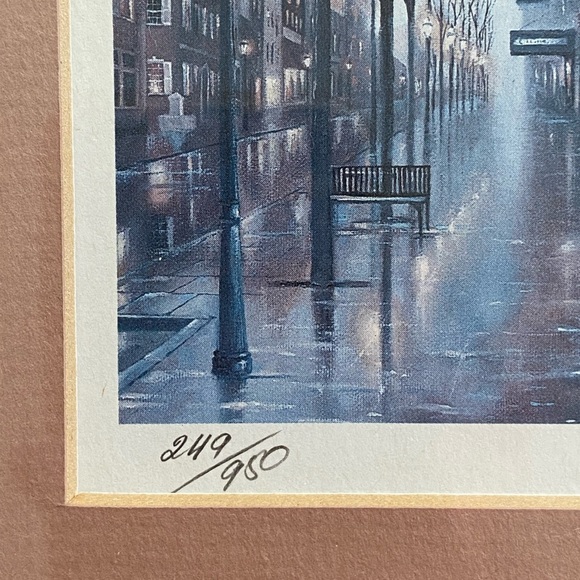 Main Street Print of Original Oil Painting by Sergei Yaralov, Signed # 249/950 - Picture 8 of 9